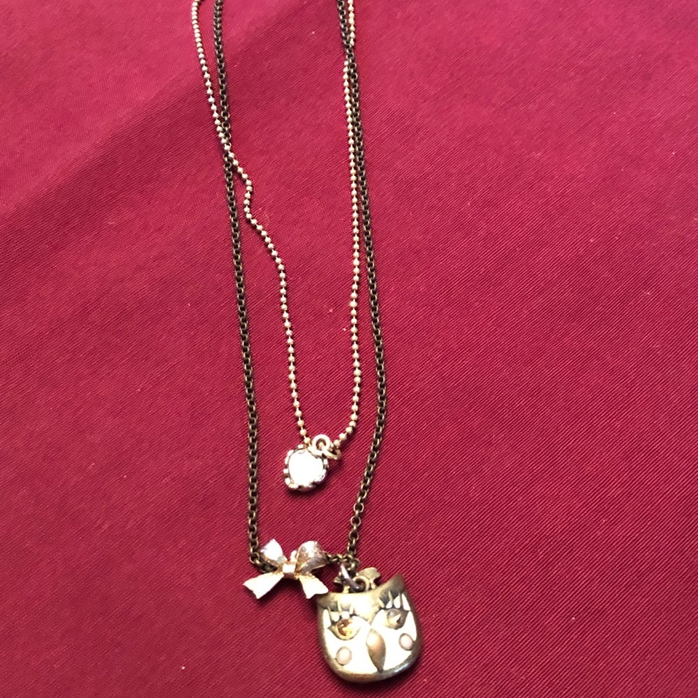 Betsey Johnson Owl Necklace